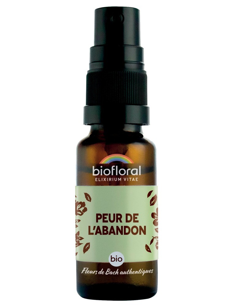 Image principale de la modale pour Peur de l'Abandon Bio - Spray Complexe Bio aux Fleurs de Bach 20 ml - Biofloral