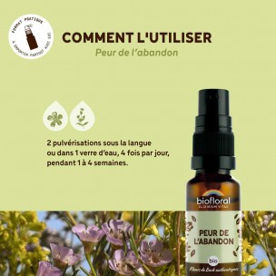 Image 81146 supplémentaire pour Peur de l'Abandon Bio - Spray Complexe Bio aux Fleurs de Bach 20 ml - Biofloral