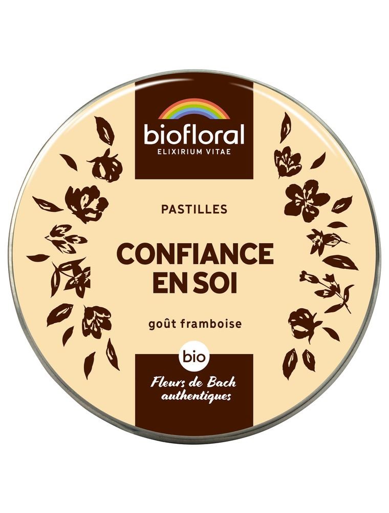 Image principale de la modale pour Confiance en Soi Bio - Complexe Bio aux Fleurs de Bach en pastilles 50 g - Biofloral