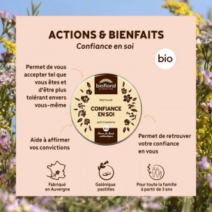 Image 81148 supplémentaire pour Confiance en Soi Bio - Complexe Bio aux Fleurs de Bach en pastilles 50 g - Biofloral