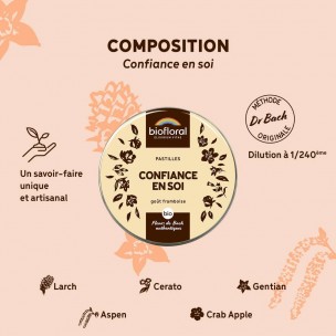 Image 81149 supplémentaire pour Confiance en Soi Bio - Complexe Bio aux Fleurs de Bach en pastilles 50 g - Biofloral