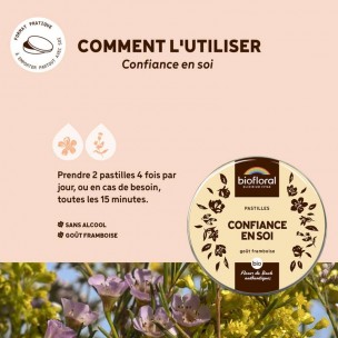Image 81150 supplémentaire pour Confiance en Soi Bio - Complexe Bio aux Fleurs de Bach en pastilles 50 g - Biofloral