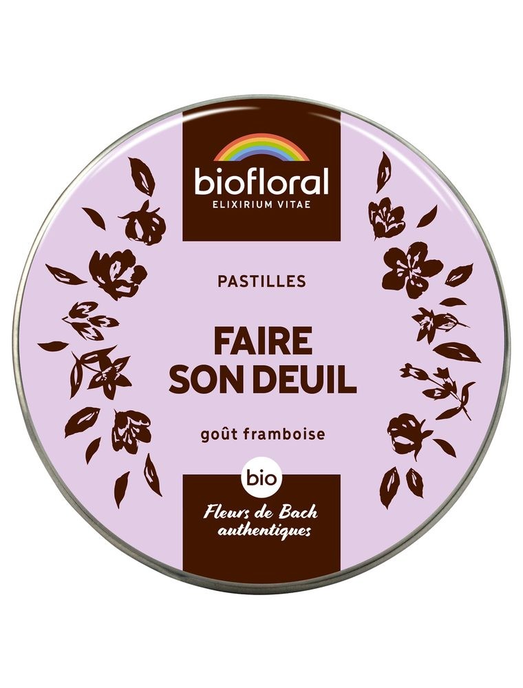Image principale de la modale pour Faire son Deuil Bio - Complexe Bio aux Fleurs de Bach en pastilles 50 g - Biofloral