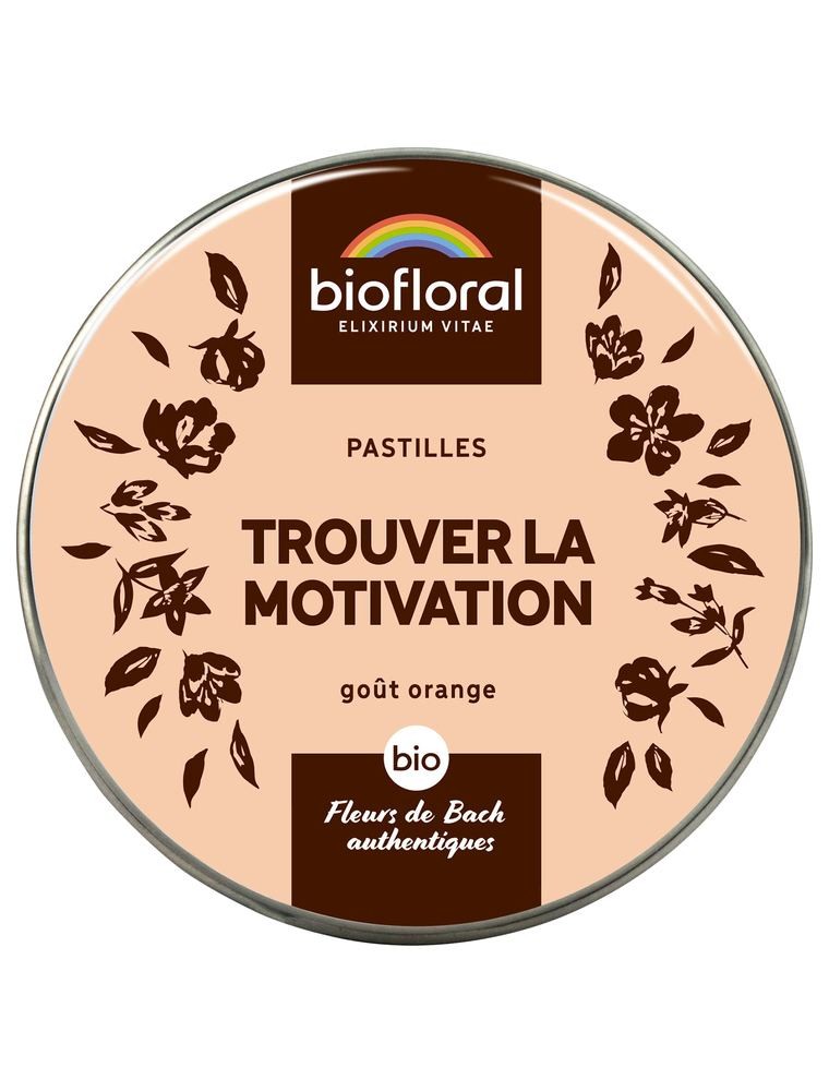 Image principale de la modale pour Trouver la Motivation Bio - Complexe Bio aux Fleurs de Bach en pastilles 50 g - Biofloral