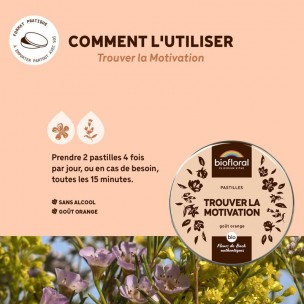 Image 81186 supplémentaire pour Trouver la Motivation Bio - Complexe Bio aux Fleurs de Bach en pastilles 50 g - Biofloral