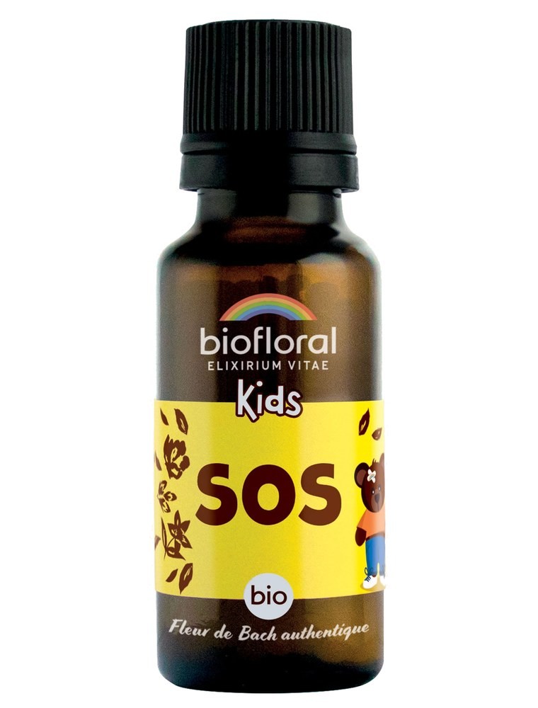 Image principale de la modale pour SOS Secours Enfants Bio - Fleurs de Bach Granules 19,5 g - Biofloral