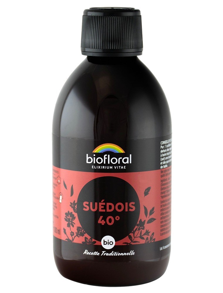 Image principale de la modale pour Élixir du Suédois Bio 40° - Digestion 300 ml - Biofloral