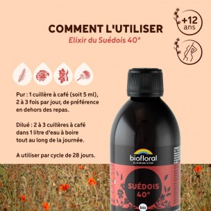 Image 81210 supplémentaire pour Élixir du Suédois Bio 40° - Digestion 300 ml - Biofloral
