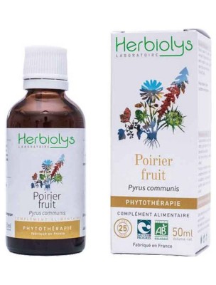 Image de Poirier Fruit Bio - Antioxydant Teinture-mère de Pyrus communis 50 ml - Herbiolys depuis Achetez les produits Herbiolys à l'herboristerie Louis (7)