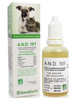 Image de AND 101 - Foie et digestion des animaux Bio 30 ml - Bionature depuis Confort digestif pour animaux | Louis Herboristerie