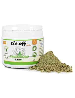 Image de Tic-off en poudre - Protection tiques et puces 290 g - AniBio depuis Commandez les produits AniBio à l'herboristerie Louis
