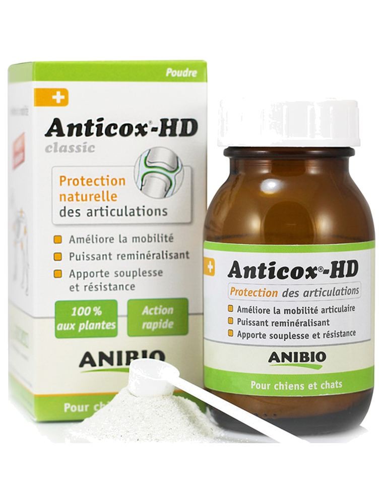 Image principale de la modale pour Anticox HD classic - Articulations des chiens et chats 70 g - AniBio