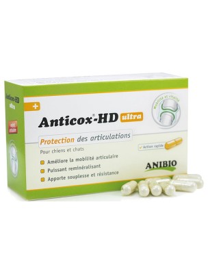 Image de Anticox HD ultra - Articulations des chiens et chats 50 gélules - AniBio depuis AniBio : soins et compléments pour chiens, chats et chevaux