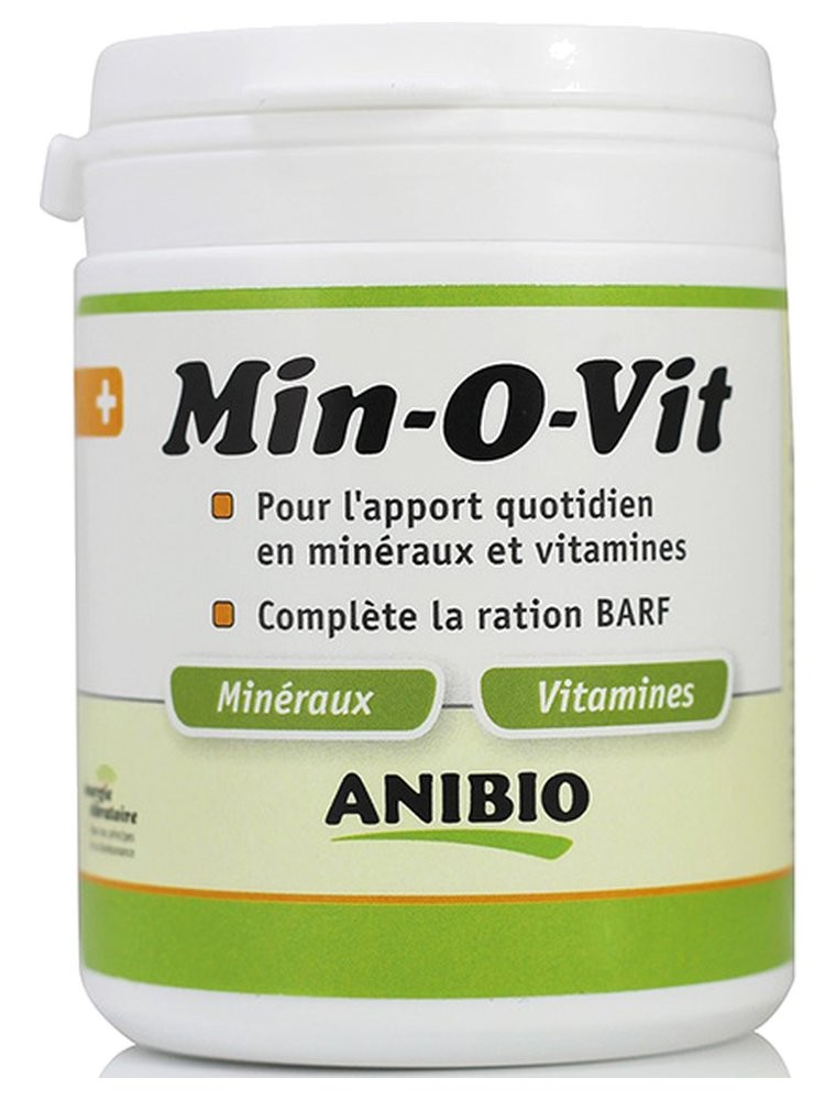 Image principale de la modale pour Min-O-Vit - Vitamines et Minéraux pour chiens et chats 130 g - AniBio