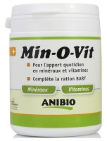 Image de Min-O-Vit - Vitamines et Minéraux pour chiens et chats 130 g - AniBio depuis Flore intestinale des animaux sains | Louis Herboristerie
