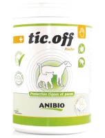 Image de Tic-off en poudre - Protection tiques et puces 500 g - AniBio depuis Protégez vos animaux des parasites naturellement | Louis Herboristerie (2)
