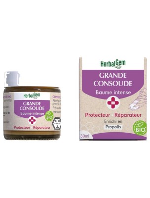 https://www.louis-herboristerie.com/81342-home_default/baume-intense-a-la-grande-consoude-bio-reparateur-et-protecteur-30-ml-herbalgem.jpg Image 81342 supplémentaire pour Baume Intense à la Grande Consoude Bio - Réparateur et Protecteur 30 ml - Herbalgem