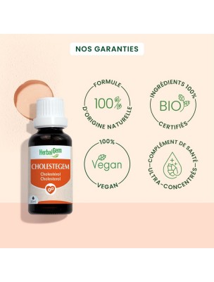 Image 81360 supplémentaire pour CholesteGEM GC06 Bio - Cholestérol 30 ml - Herbalgem