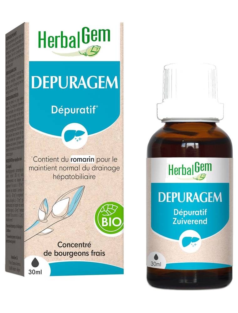 Image principale de la modale pour DepuraGEM GC07 Bio - Drainage du foie 30 ml - Herbalgem