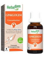 Image de GinkgoGEM GC08 Bio - Circulation et mémoire 30 ml - Herbalgem depuis Solutions Naturelles pour votre Santé | Louis Herboristerie (49)