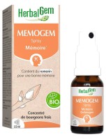 Image de MemoGEM GC10 Bio - Mémoire et concentration Spray de 15 ml - Herbalgem depuis Solutions Naturelles pour votre Santé | Louis Herboristerie (67)