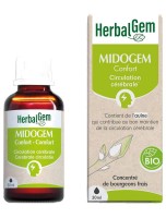 Image de MidoGEM Confort GC24 Bio - Prévention du mal de tête 30 ml - Herbalgem depuis Solutions Naturelles pour votre Santé | Louis Herboristerie (69)
