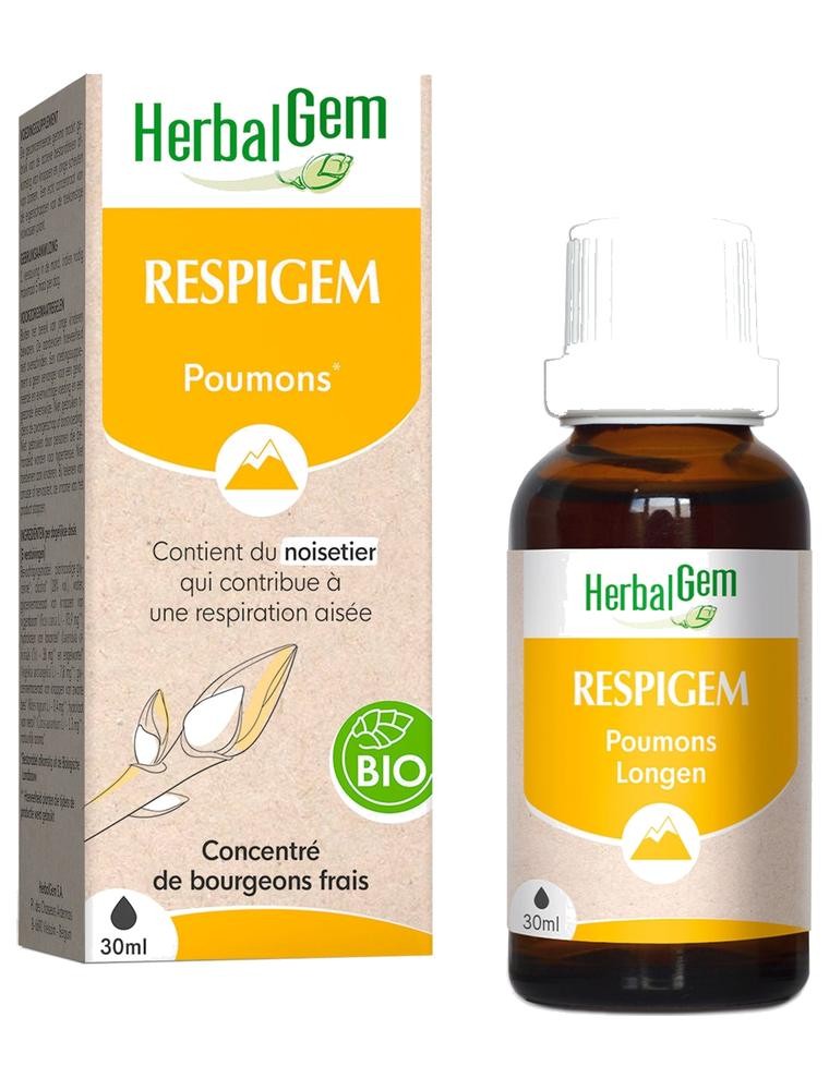 Image principale de la modale pour RespiGEM Bio GC30 - Poumons 30 ml - Herbalgem