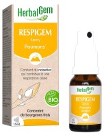 Image de RespiGEM Bio GC30 - Poumons Spray Buccal 15 ml - Herbalgem depuis Sprays aux plantes pour votre bien-être | Louis Herboristerie