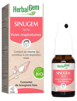 Image 81417 supplémentaire pour SinuGEM GC 15 Bio - Voies respiratoires Spray 15 ml - Herbalgem