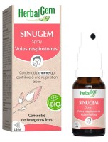 Image de SinuGEM GC 15 Bio - Voies respiratoires Spray 15 ml - Herbalgem depuis Sprays aux plantes pour votre bien-être | Louis Herboristerie