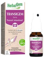 Image de TransiGEM GC20 Bio - Transit intestinal Spray de 15 ml - Herbalgem depuis Solutions Naturelles pour votre Santé | Louis Herboristerie (106)