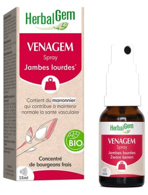 Image de VenaGEM GC17 Bio - Circulation veineuse  Spray de 15 ml - Herbalgem depuis Commandez les produits Herbalgem à l'herboristerie Louis