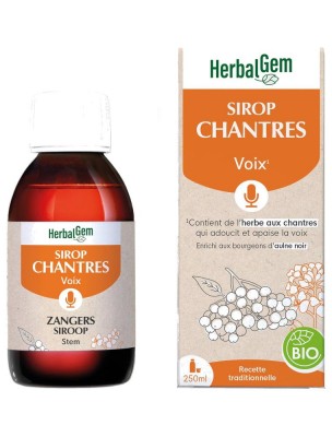 Image de Sirop des chantres Bio - Soulagez vos cordes vocales 250 ml - Herbalgem depuis louis-herboristerie