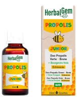 Image de Propolis Bio Junior - Système respiratoire 15 ml - Herbalgem depuis Solutions Naturelles pour votre Santé | Louis Herboristerie (86)