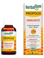 Image de Propolis Bio Large Spectre en gouttes - Système respiratoire 15 ml - Herbalgem depuis Solutions Naturelles pour votre Santé | Louis Herboristerie (86)