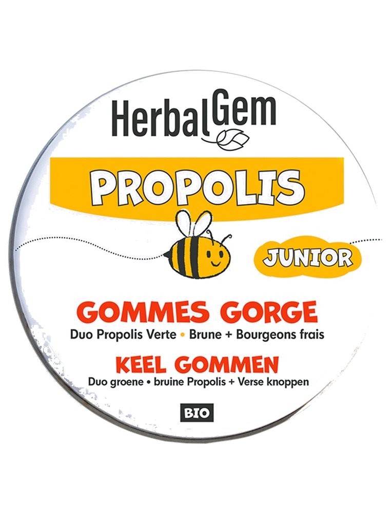 Image principale de la modale pour Propolis Gommes Bio Junior - Système respiratoire 45 g - Herbalgem
