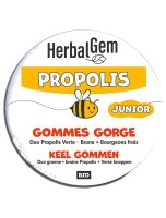 Image de Propolis Gommes Bio Junior - Système respiratoire 45 g - Herbalgem depuis Solutions Naturelles pour votre Santé | Louis Herboristerie (86)