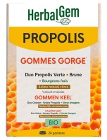 Image de Propolis Gommes Bio Large Spectre - Gorge 24 gommes - Herbalgem depuis Solutions Naturelles pour votre Santé | Louis Herboristerie (86)