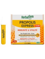 Image de Propolis Monodoses Bio - Immunité et Vitalité 7x10 ml - Herbalgem depuis Solutions Naturelles pour votre Santé | Louis Herboristerie (86)
