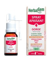 Image de Spray Apaisant Bio - Gorge 15 ml - Herbalgem depuis Solutions Naturelles pour votre Santé | Louis Herboristerie (100)