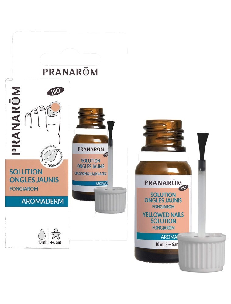 Image principale de la modale pour Fongiarom Bio - Aromaderm Lotion Ongles jaunis 10 ml - Pranarôm