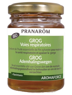 Image de Aromaforce Grog Bio - Voies respiratoires 100 ml - Pranarôm depuis Achetez les produits Pranarôm à l'herboristerie Louis