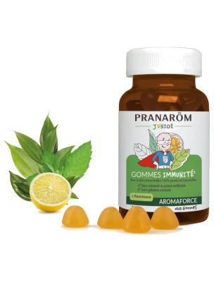 Image de Gommes Immunité Junior - Aromaforce 150g - Pranarôm depuis Achetez les produits Pranarôm à l'herboristerie Louis (3)