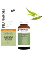 Image de Eucalyptus citronné Bio - Huile essentielle Eucalyptus citriodora 30 ml - Pranarôm depuis Solutions Naturelles pour votre Santé | Louis Herboristerie (41)
