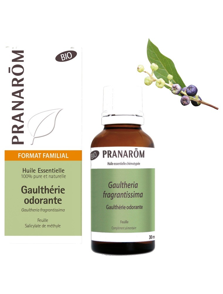 Image principale de la modale pour Gaulthérie odorante Bio -  Huile essentielle de Gaultheria fragrantissima 30 ml - Pranarôm