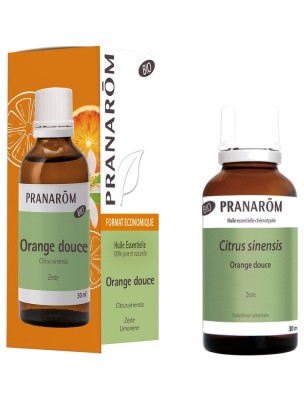 Image de Orange douce Bio - Huile essentielle Citrus sinensis 30 ml - Pranarôm depuis Achetez les produits Pranarôm à l'herboristerie Louis (5)