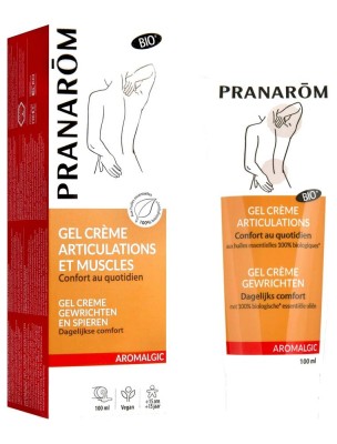 Image de Gel Crème Aromalgic Bio - Articulations 100 ml - Pranarôm depuis Achetez les produits Pranarôm à l'herboristerie Louis (3)
