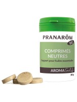 Image de Comprimés neutres Bio Aromaself - Support des huiles essentielles 30 comprimés - Pranarôm depuis Solutions Naturelles pour votre Santé | Louis Herboristerie (30)