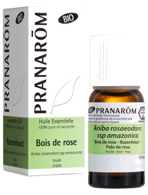 Image 81735 supplémentaire pour Bois de Rose Bio - Huile essentielle Aniba rosaeodora var. amazonica 10 ml - Pranarôm