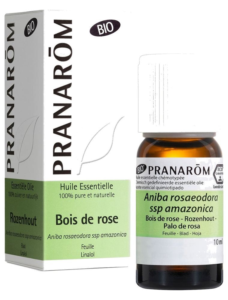 Image principale de la modale pour Bois de Rose Bio - Huile essentielle Aniba rosaeodora var. amazonica 10 ml - Pranarôm